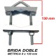 BRIDA MÁSTIL DOBLE M8 X 130 mm