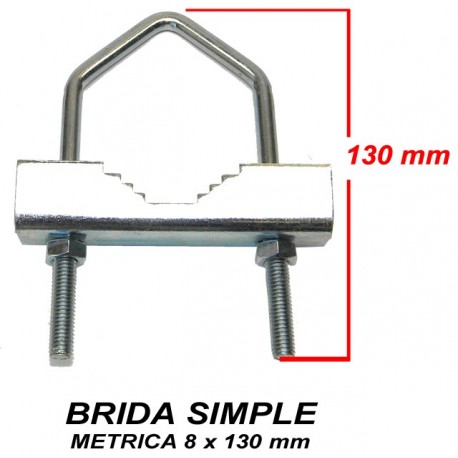 BRIDA MÁSTIL M8 x 130 mm