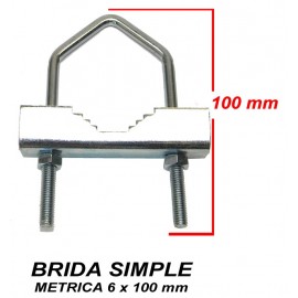 BRIDA MÁSTIL M6 x 100mm