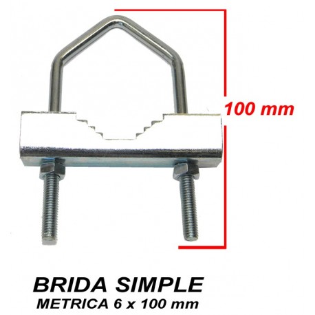 BRIDA MÁSTIL M6 x 100mm