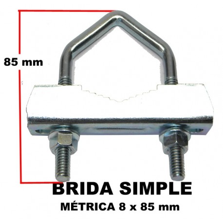 BRIDA MÁSTIL M8 x 85 mm