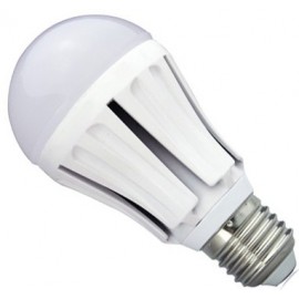 BOMBILLA LED ESFÉRICA E27 LUZ CÁLIDA 10W SILVER