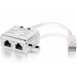 ADAPTADOR RJ45 M-2x H CAT 5e EQUIP