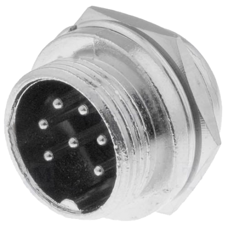 CONECTOR MICRO 7P MACHO CHASIS