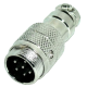 CONECTOR MICRO 6P MACHO AEREO