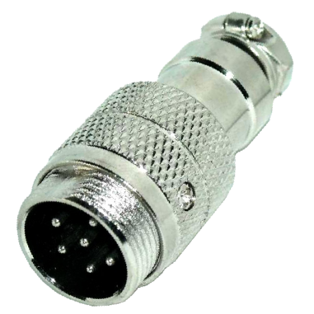 CONECTOR MICRO 6P MACHO AEREO