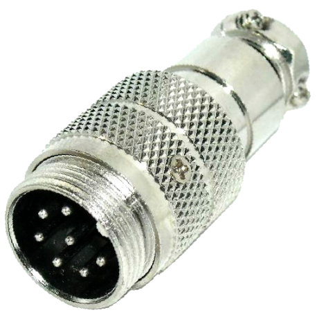 CONECTOR MICRO 7P MACHO AEREO