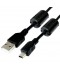 CONEXION USB  AM - MINI USB 5P 2 CORES 1,5m DCU basics