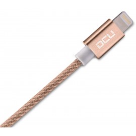 CONEXIÓN APPLE LIGHTNING a USB ALUMINIO GOLD 1 m DCU