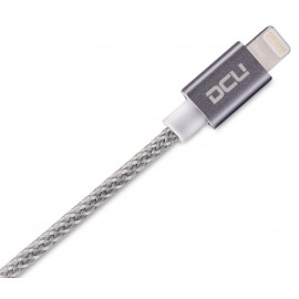 CONEXIÓN IPHONE USB LIGHTNING ALUMINIO GRIS 1 m DCU