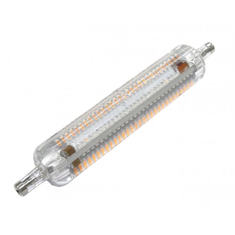 LAMPARA LINEAL LED SILICONA R7S BC 9W 118mm 360º GSC