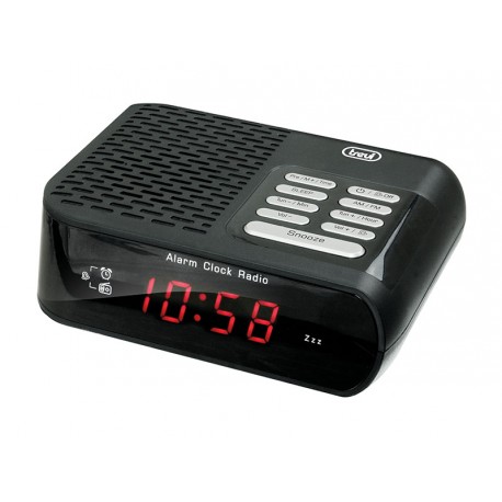 RADIO RELOJ DESPERTADOR PLL NEGRO TREVI