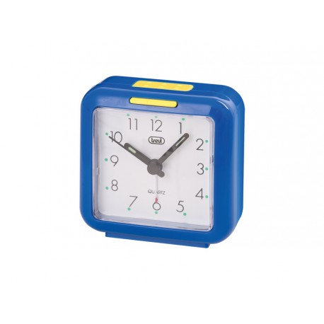 RELOJ DESPERTADOR ANALOGICO AZUL TREVI