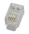 CONECTOR TELÉFONO RJ-11 6p4c GRANEL