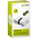 CUBRE CABLES BLANCO GOOBAY