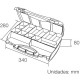 CAJA CLASIFICADORA REVERSIBLE CON ASA PROSKIT