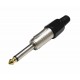 JACK 6,3 mm MACHO MONO METAL