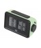 RELOJ DESPERTADOR DIGITAL FLIP VERDE TREVI