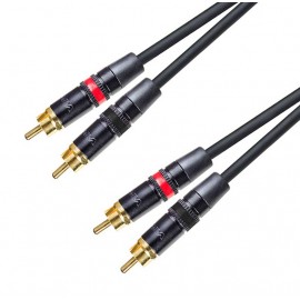 CONEXIÓN 2x RCA - 2x RCA 2 m REAN DCU