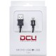 CONEXIÓN MICRO USB RIZADO 1,5 m DCU