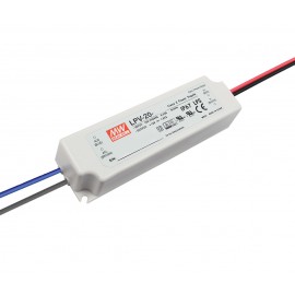 FUENTE LED 12V 1,67A 20W IP-67 MW