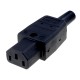 CONECTOR RED TRIPOLAR HEMBRA AEREA RECTO