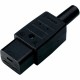 CONECTOR RED TRIPOLAR HEMBRA AEREA PLANO