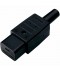 CONECTOR RED TRIPOLAR HEMBRA AEREA PLANO