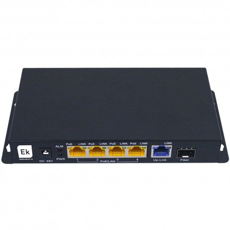 SWITCH 4P GIGABIT PoE 1P SFP 72W EK