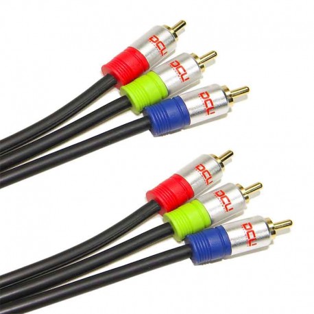 CONEXIÓN RGB 3x RCA-3xRCA 3m DCU