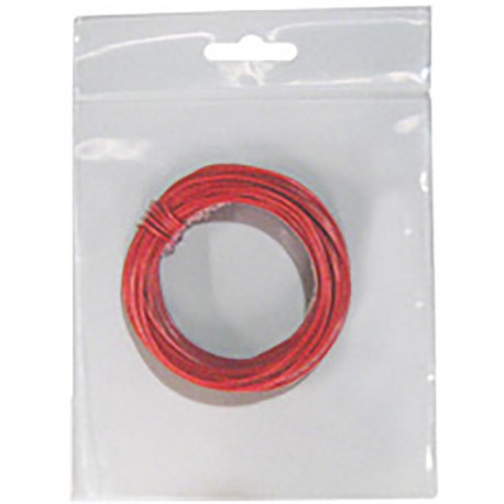 CABLE 0,78 mm ROJO ARISTON BOLSA 10m