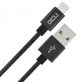 CONEXIÓN APPLE LIGHTNING a USB ALUMINIO NEGRO 1m DCU