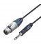 CONEXIÓN XLR HEMBRA - JACK 6,3mm NEUTRIK 2m DCU