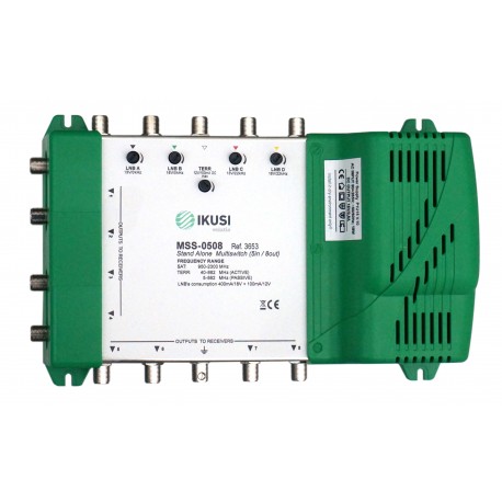 MULTISWITCH AUTONOMO 5x8 MSS-0508 IKUSI