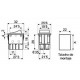 CONMUTADOR BASCULANTE 2 CIRCUITOS 3 POSICIONES NEGRO