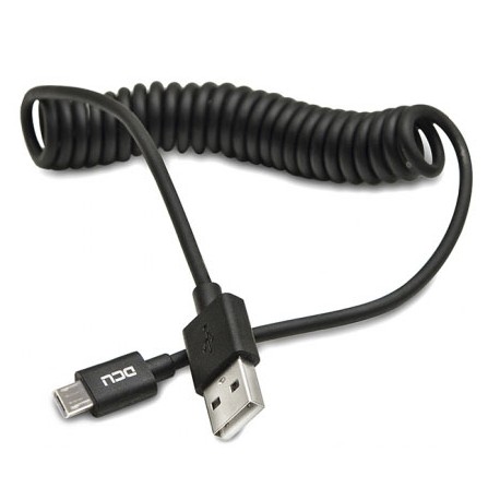 CONEXIÓN USB A MACHO- USB C MACHO RIZADO 1,5m DCU