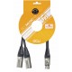 CONEXIÓN XLR HEMBRA-2xXLR MACHO 0,3m NEUTRIK DCU