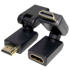 ADAPTADOR HDMI M - HDMI H 180º DCU