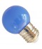 BOMBILLA LED ESFÉRICA E-27 1W IP44 AZUL SILVER