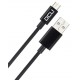 CONEXIÓN MICRO USB PURE SOFT NEGRO 1m DCU