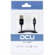 CONEXIÓN MICRO USB PURE SOFT NEGRO 1m DCU