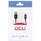 CONEXIÓN MICRO USB "ALGODÓN" ROJO 1m DCU