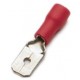 TERMINAL  PREAISLADO MACHO 6,35 ROJO COPAIN