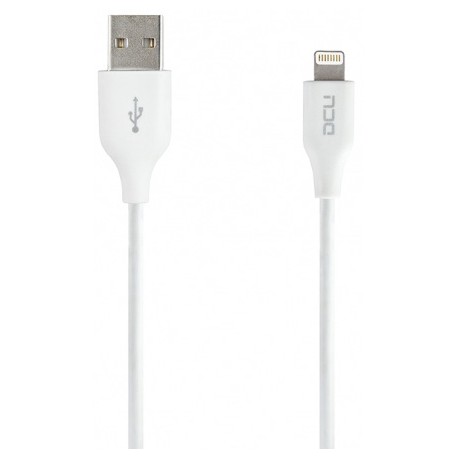 CONEXIÓN APPLE LIGHTNING PVC BLANCO 1m DCU