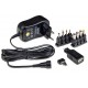 ALIMENTADOR VARIABLE 3 a 12Vcc 12W 8 CONECTORES + USB DCU