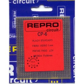 PLACA C.I PISTAS FIBRA 77x90 mm REPRO