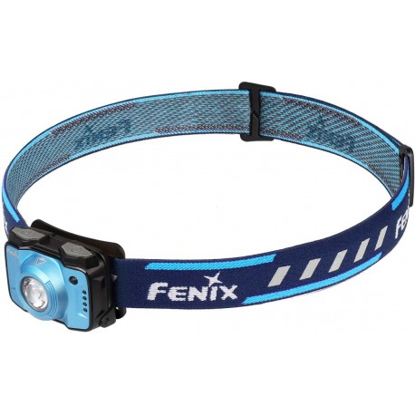 LINTERNA LED FRONTAL 400Lm USB AZUL FÉNIX