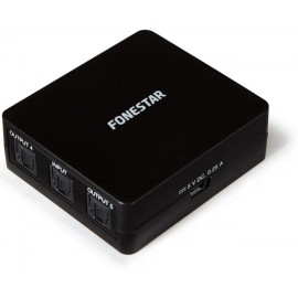 DISTRIBUIDOR FIBRA ÓPTICA TOSLINK 1x5 FONESTAR