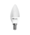 BOMBILLA LED VELA E14 LUZ BLANCA 7W SILVER