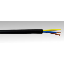 CABLE ELECTRICO 3 X 0,75mm NEGRO CERVI